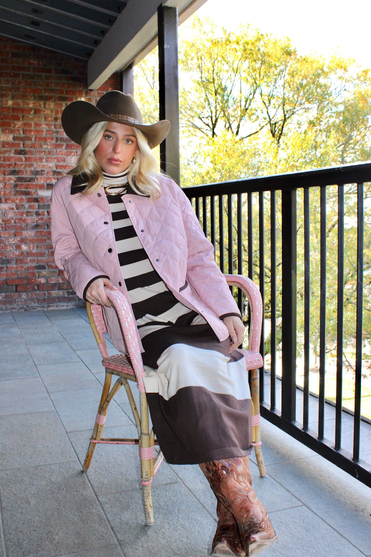 Fancy Quilted Barn Jacket